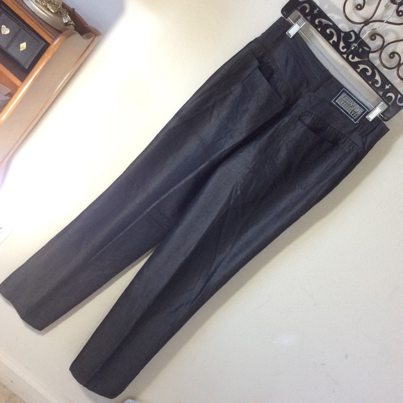 VERSACE JEANS COUTURE Sleek Sheen High Waist Pants - Picture 7 of 13